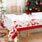 Santa Claus Reindeer Christmas Tablecloth 4