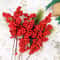 Artificial Red Berry Stems For Christmas Crafts 4