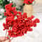 Artificial Red Berry Stems For Christmas Crafts 9