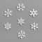 Mini Snowflake Christmas Decorations Set 50pcs 7
