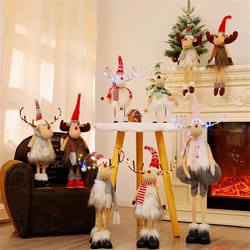 large standing lighted christmas reindeer figurine