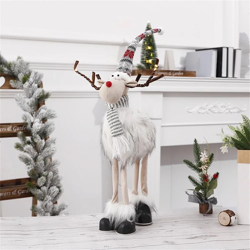 Large Standing Lighted Christmas Reindeer Figurine 3