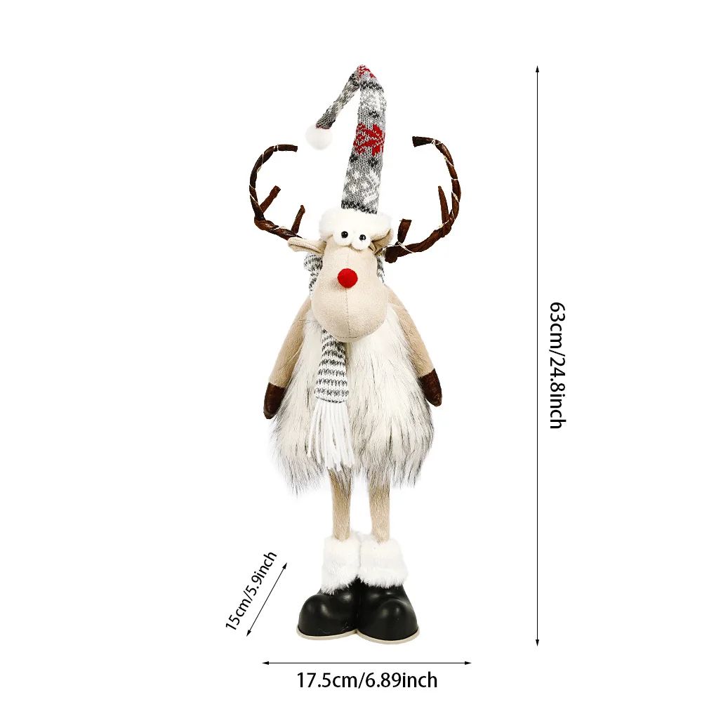 Large Standing Lighted Christmas Reindeer Figurine 7