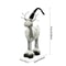 Large Standing Lighted Christmas Reindeer Figurine 8