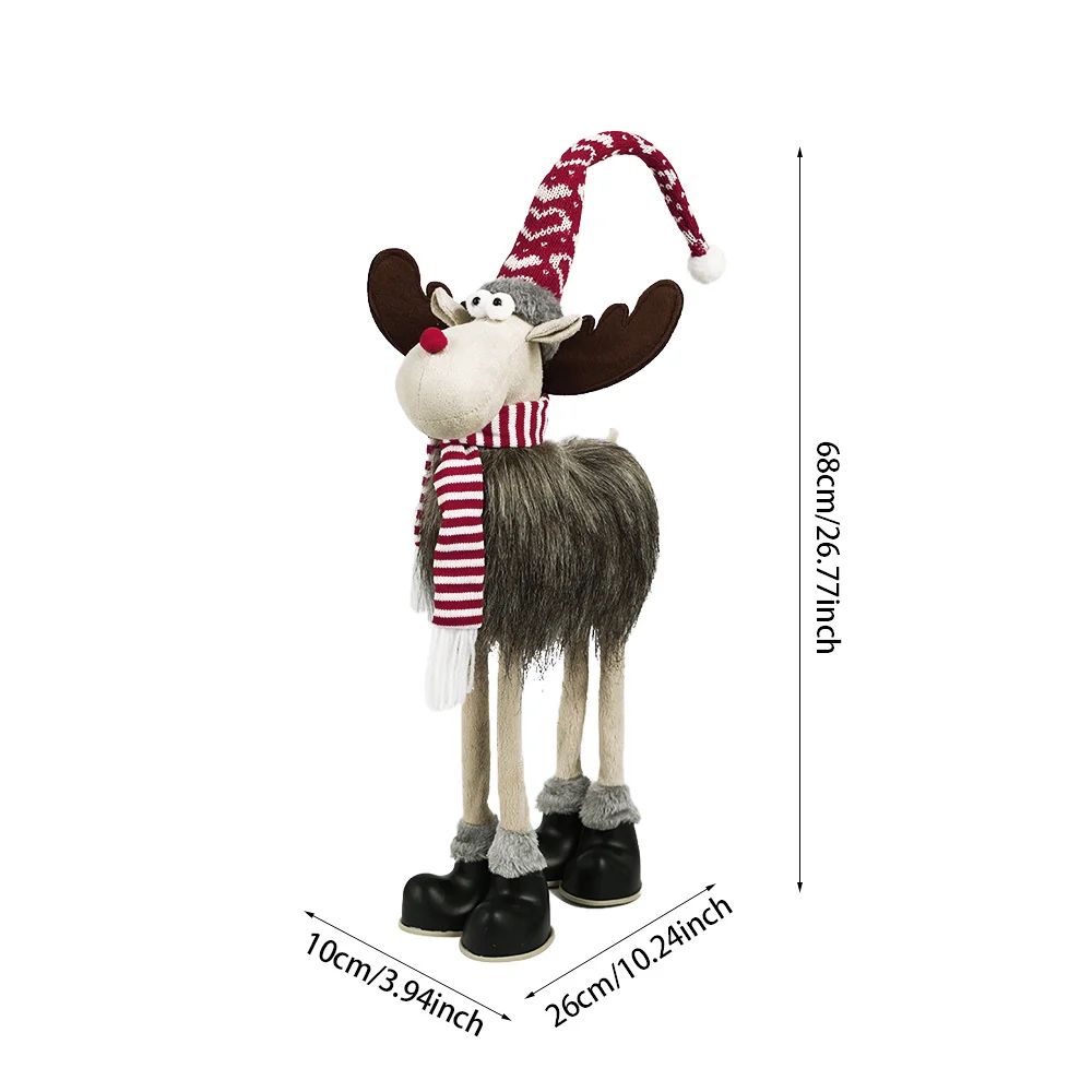 Large Standing Lighted Christmas Reindeer Figurine 9