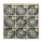 Transparent Christmas Ball Ornaments Set White Champagne Green 0