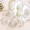 Transparent Christmas Ball Ornaments Set White Champagne Green 3