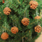Mini Pinecone Christmas Tree Ornaments Set 6pcs 2