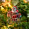 Acrylic Santa Bicycle Christmas Tree Ornament 8