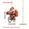 Acrylic Santa Bicycle Christmas Tree Ornament 11
