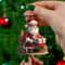 Acrylic Santa Bicycle Christmas Tree Ornament 6