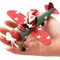 Retro Iron Santa Airplane Christmas Tree Ornament 3