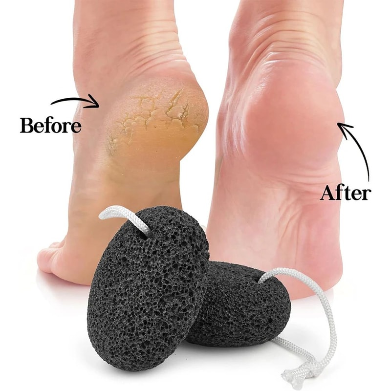 Natural Lava Pumice Stone Callus Remover Foot Scrubber 3