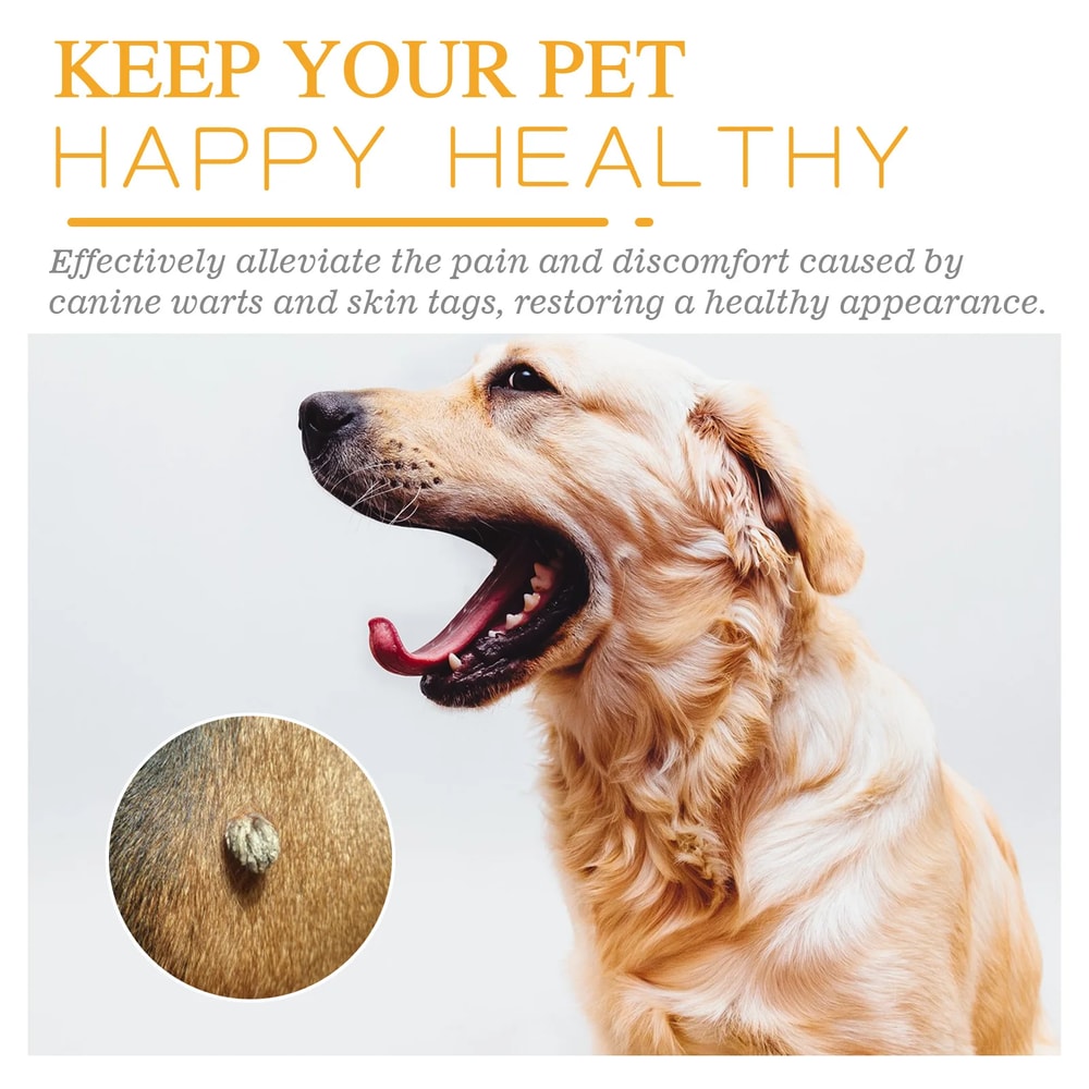 Dog Wart Remover Cream for Moles, Skin Tags & Papillomas - Safe, Painless Treatment for Pets