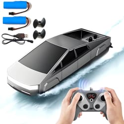 cyberpunk high speed rc racing boat with dual motor and waterproof remote