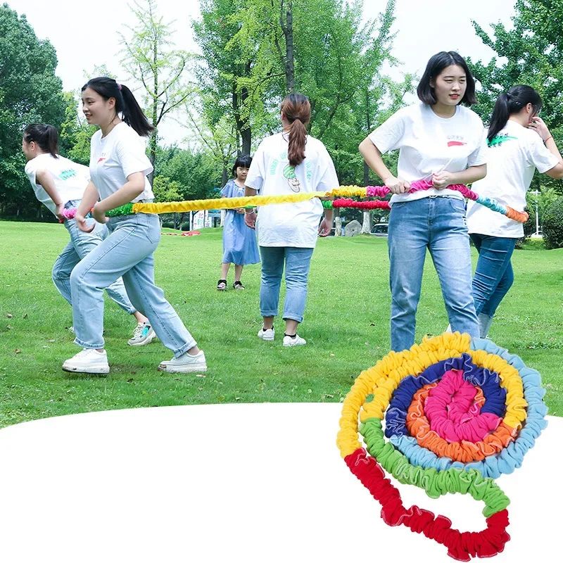 Elastic Team Building Stretch Band Game For Group Activities 5