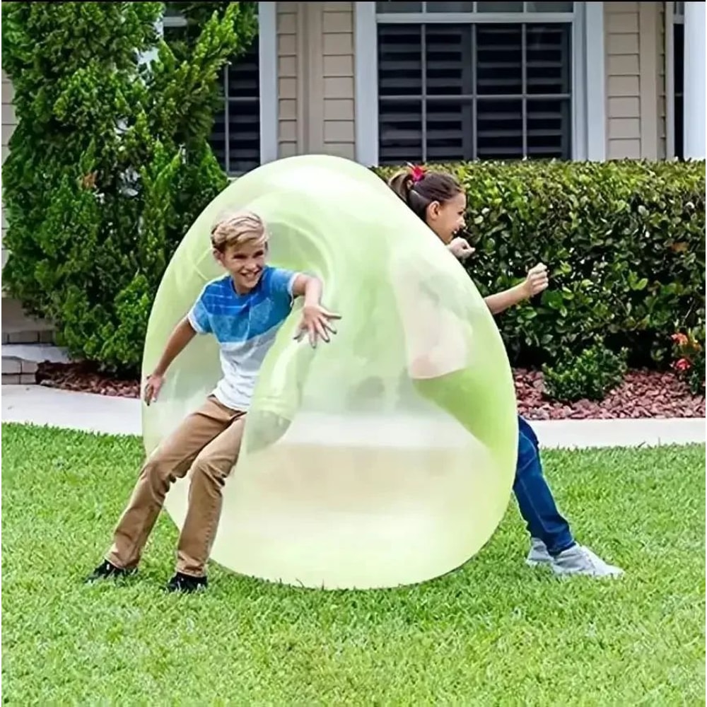 Transparent Bubble Ball Blowing Balloon Toy With Stretchy TPR Material 3