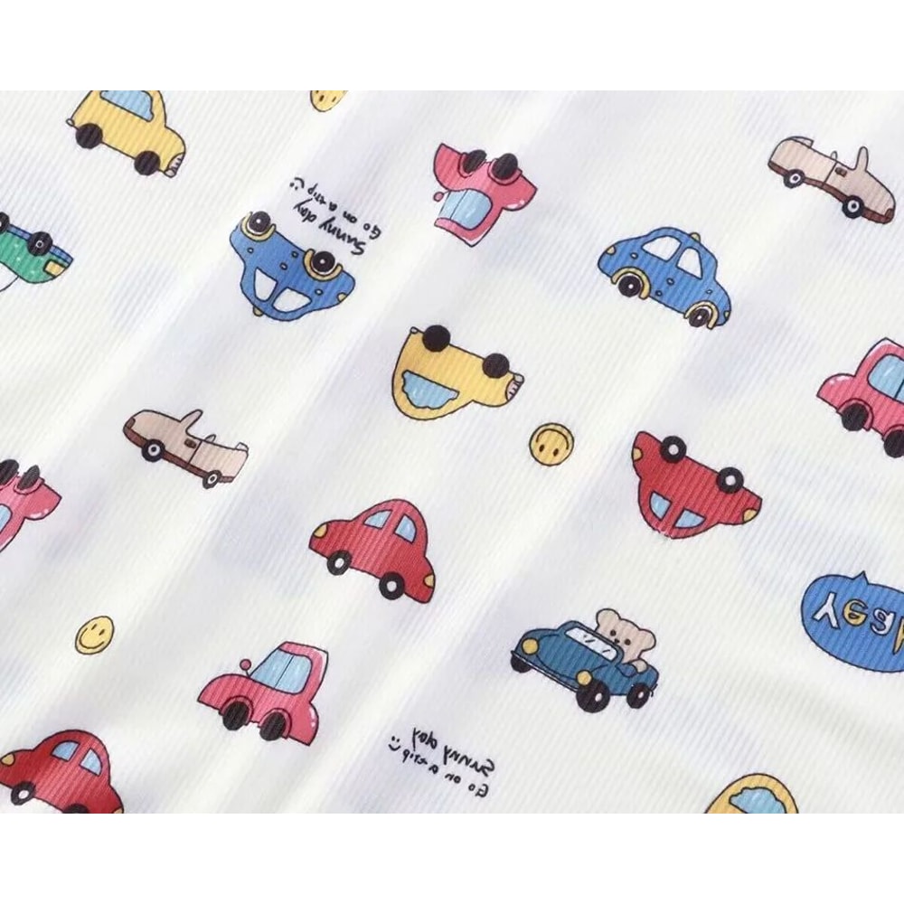 Baby Summer Ice Silk Sleep Suit With Anti Kick Design 6