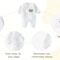 Somenie Cotton Knitted Baby Jumpsuit Long Sleeve Infant Romper 7