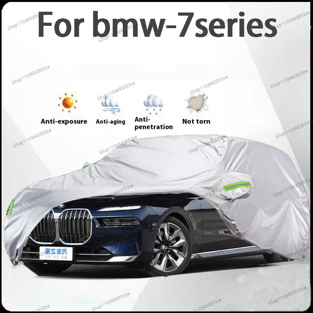 Waterproof Car Cover For BMW 7 Series Full Protection Outdoor Cover 0