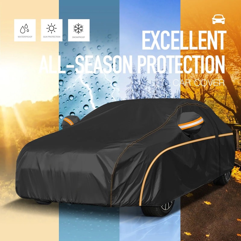Waterproof 210D Car Cover For BMW 325i 328i Outdoor All Weather Protection 0