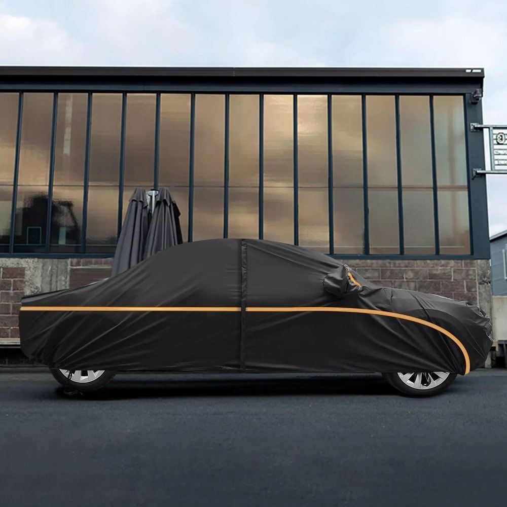 Waterproof 210D Car Cover For BMW 325i 328i Outdoor All Weather Protection 11