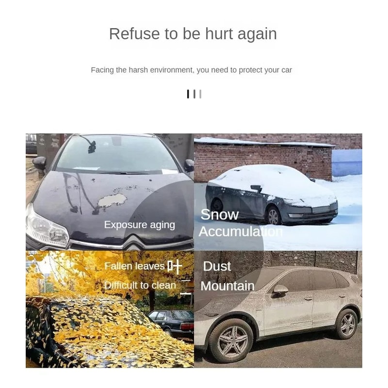 Disposable Transparent Car Cover PE Film Rain And Dust Protection 7