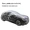 Disposable Transparent Car Cover PE Film Rain And Dust Protection 10