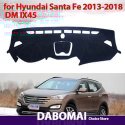 dashboard cover dash mat for hyundai santa fe 2013–2018 sun protection