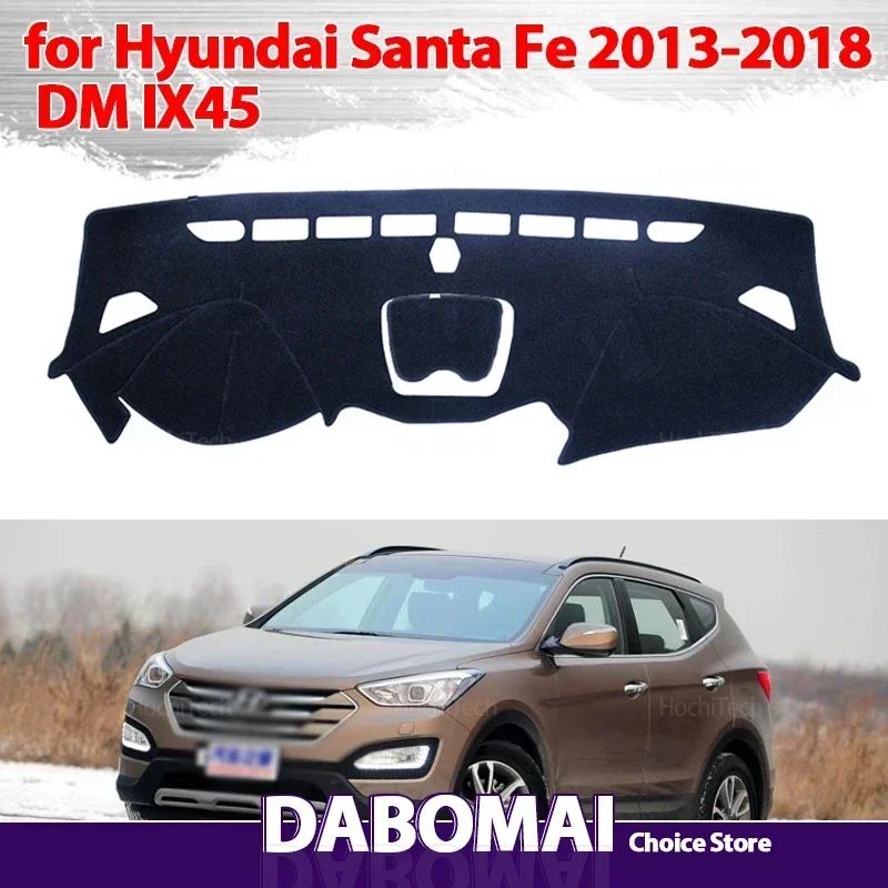 Dashboard Cover Dash Mat For Hyundai Santa Fe 20132018 Sun Protection 0