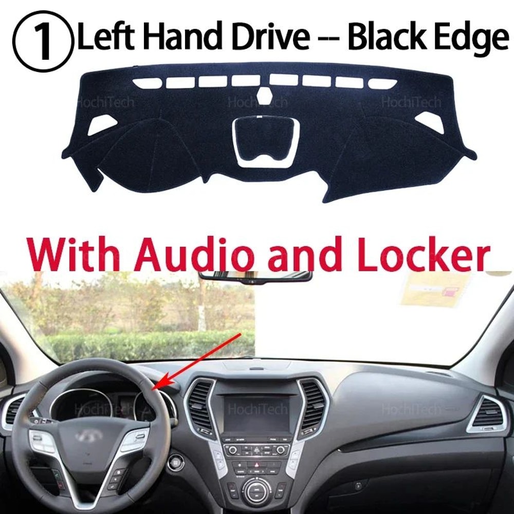 Dashboard Cover Dash Mat For Hyundai Santa Fe 20132018 Sun Protection 11