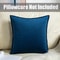Super Soft Velvet Cushion Cover Solid Color Decorative Pillow Cover 6