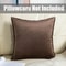 Super Soft Velvet Cushion Cover Solid Color Decorative Pillow Cover 12
