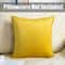 Super Soft Velvet Cushion Cover Solid Color Decorative Pillow Cover 15