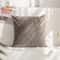 Gray Velvet Cushion Cover Soft Decorative Sofa Pillow Cover 7