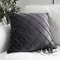 Dark Gray Velvet Plaid Cushion Cover Nordic Sofa Decorative Pillowcase 4