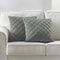 Dark Gray Velvet Plaid Cushion Cover Nordic Sofa Decorative Pillowcase 6