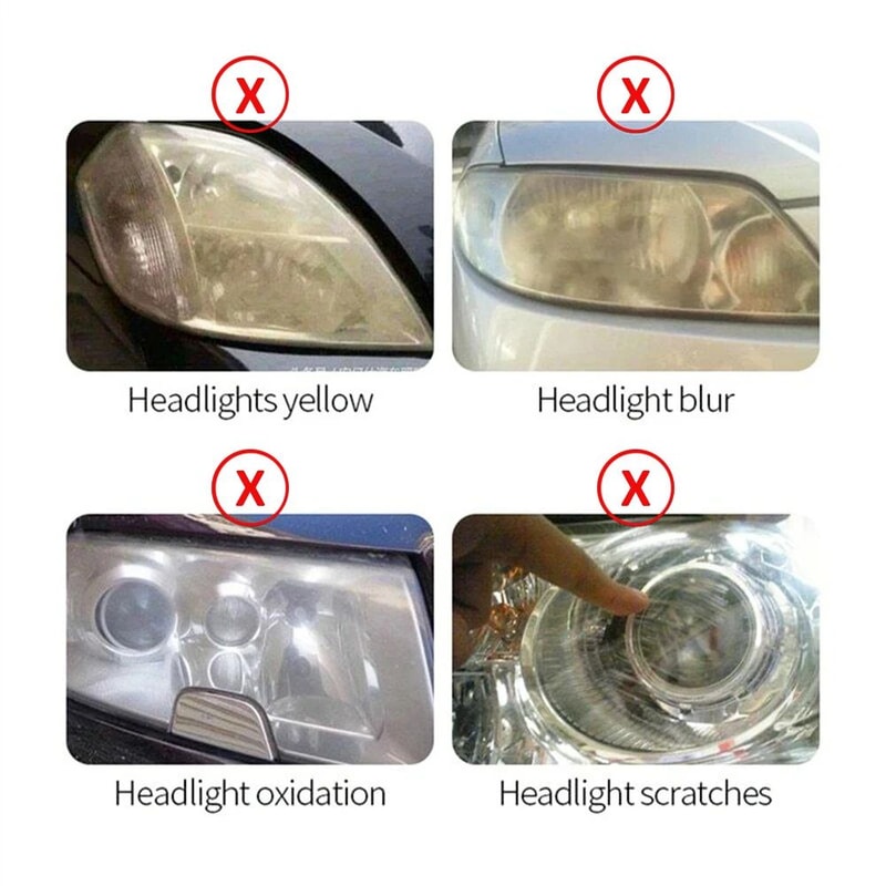 Car Headlight Restoration Kit With Heating Cup Headlamp Polish Tool 2
