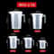 Clear Graduated Plastic Measuring Cup With Lid Large Mixing Beaker 4