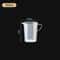 Clear Graduated Plastic Measuring Cup With Lid Large Mixing Beaker 12