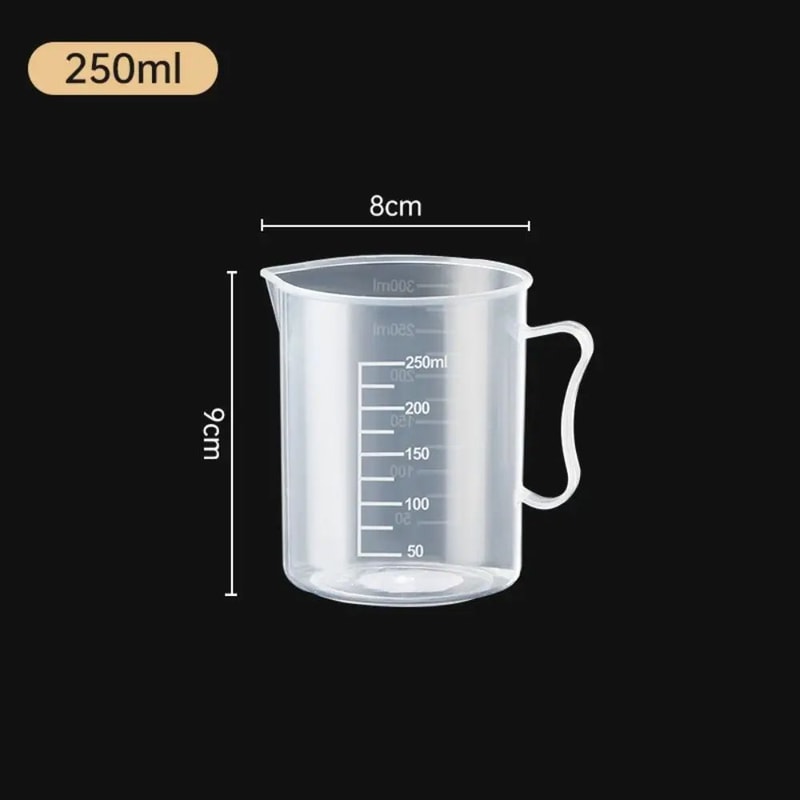 Clear Graduated Plastic Measuring Cup With Lid Large Mixing Beaker 13
