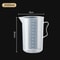 Clear Graduated Plastic Measuring Cup With Lid Large Mixing Beaker 15