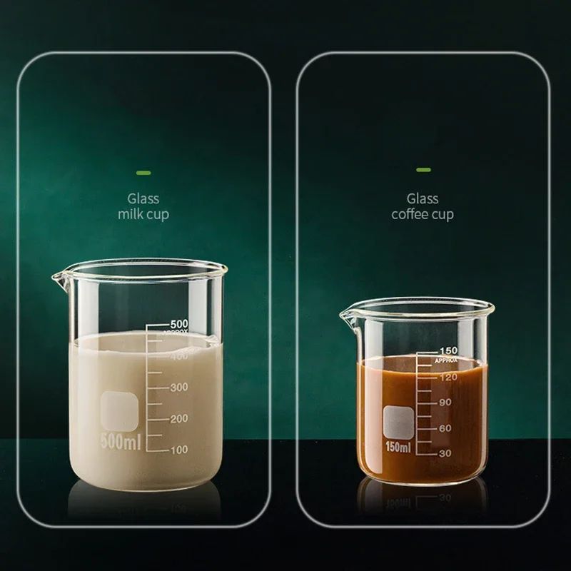High Borosilicate Glass Measuring Cup Transparent Beaker 501000ml 5