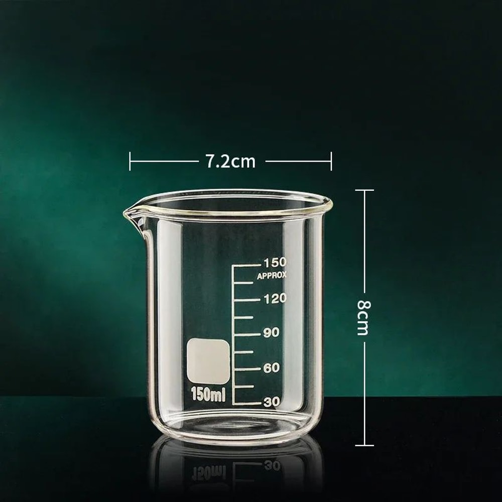 High Borosilicate Glass Measuring Cup Transparent Beaker 501000ml 8