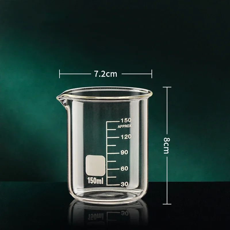 High Borosilicate Glass Measuring Cup Transparent Beaker 501000ml 8
