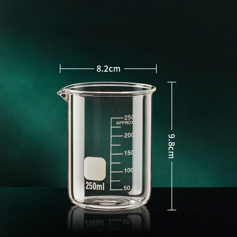 High Borosilicate Glass Measuring Cup Transparent Beaker 501000ml 9