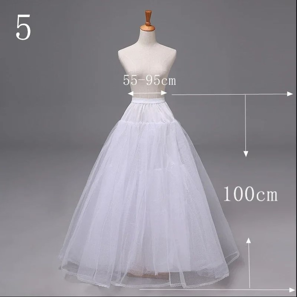 Bridal Wedding Petticoat Underskirt Elegant Dress Support Slip 0