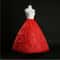 Red 4 Hoop A Line Petticoat Crinoline Underskirt For Ball Gown 0
