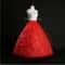 Red 4 Hoop A Line Petticoat Crinoline Underskirt For Ball Gown 1