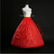 Red 4 Hoop A Line Petticoat Crinoline Underskirt For Ball Gown 1